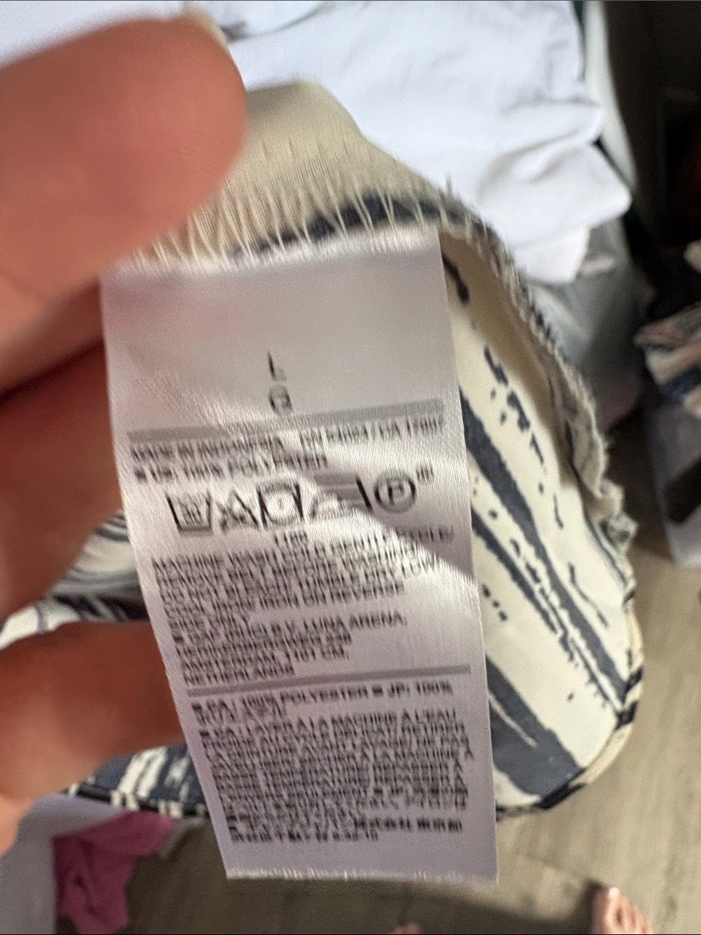 Banana Republic Black and White Striped Tie-Waist Midi Dress - Picture 3 of 4